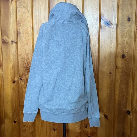 Gym Shark men’s hoodie gym sweatshirt size medium workout hoodie light gray - Picture 6 of 6